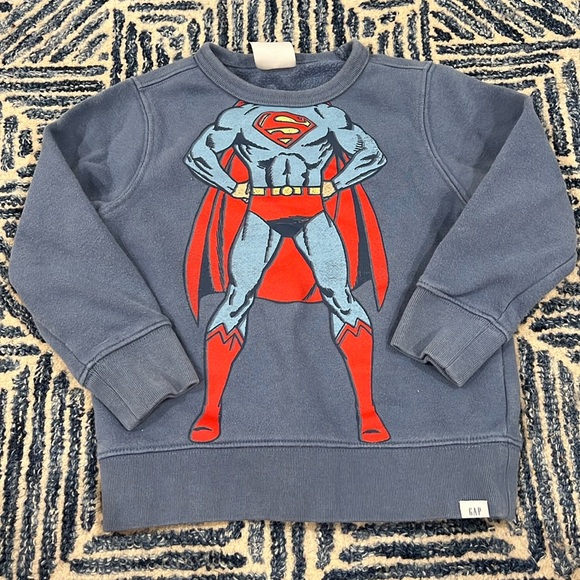 Gap Marvel Superman Crewneck - Size 4 - Picture 1 of 6